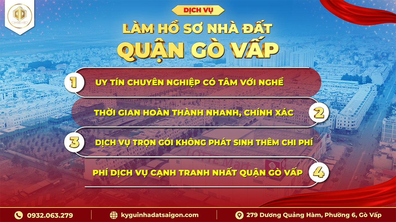 Làm hồ sơ nhà đất quận Gò Vấp