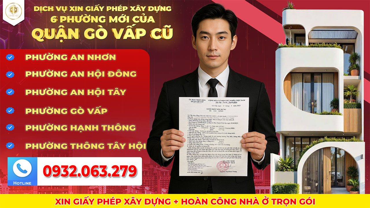 xin giấy phép xây dựng quận Gò Vấp