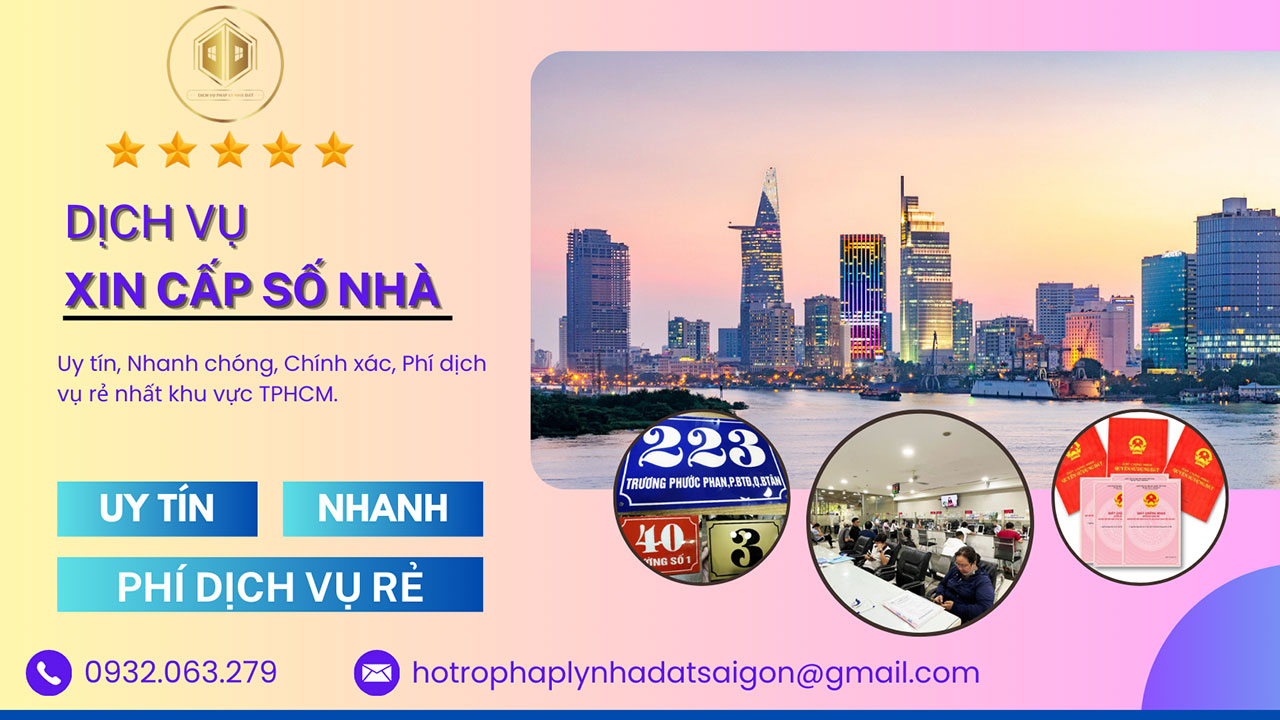 Dịch vụ xin cấp số nhà