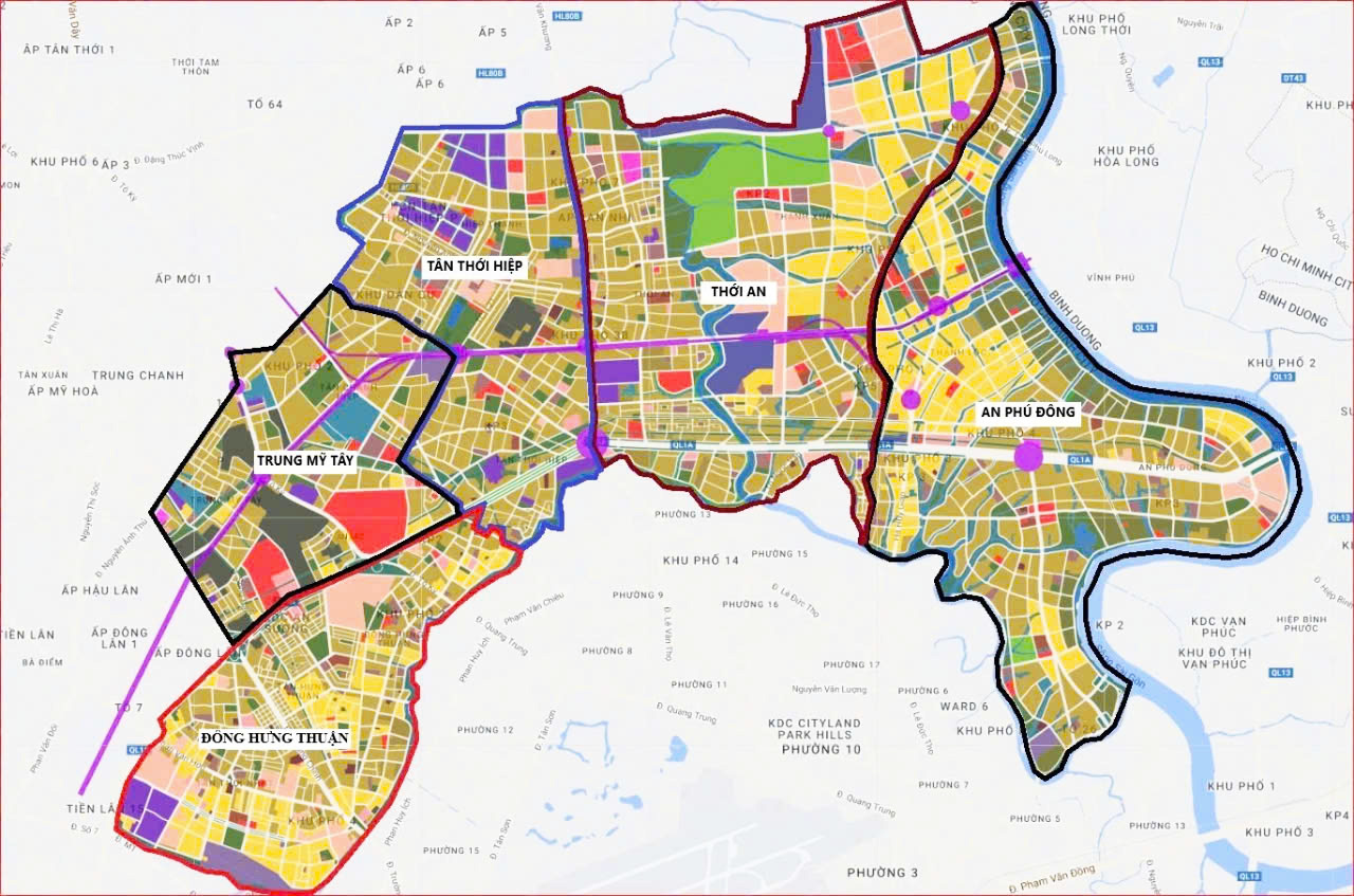 sáp nhập đơn vị hành chính quận 12