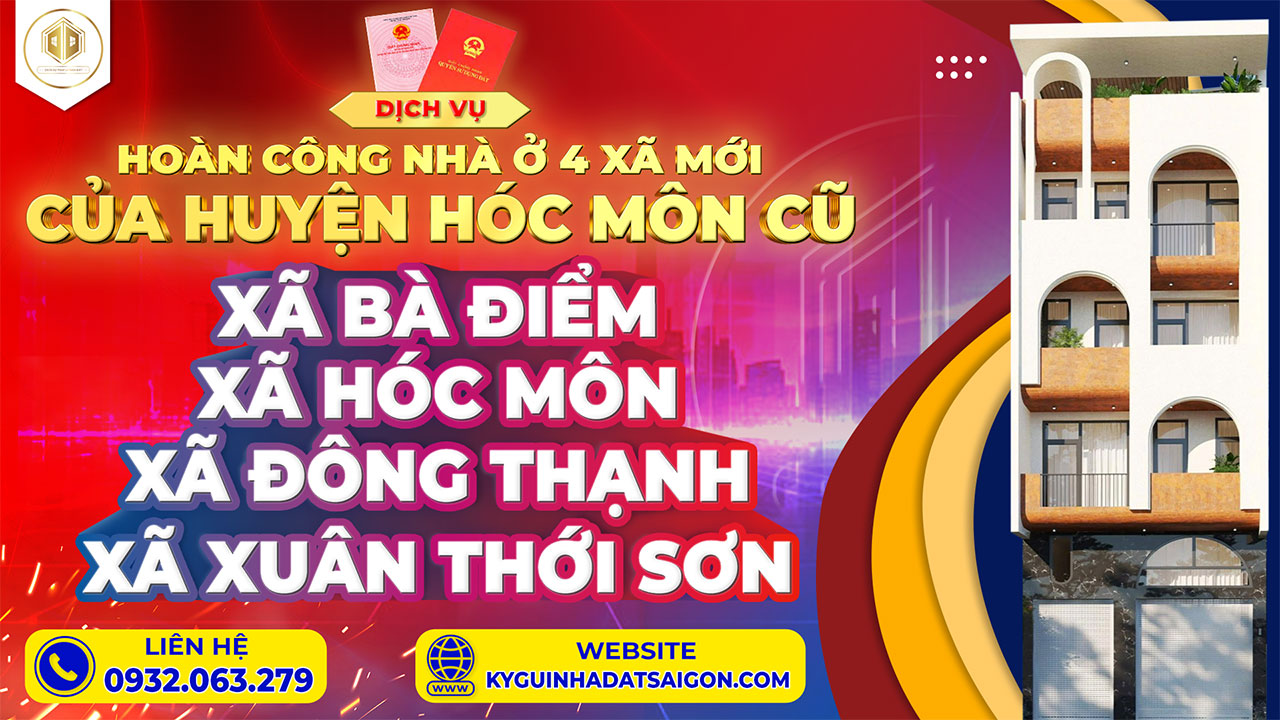 hoàn công nhà ở huyện hóc môn