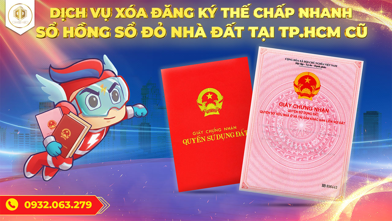 dịch vụ xóa thế chấp nhanh