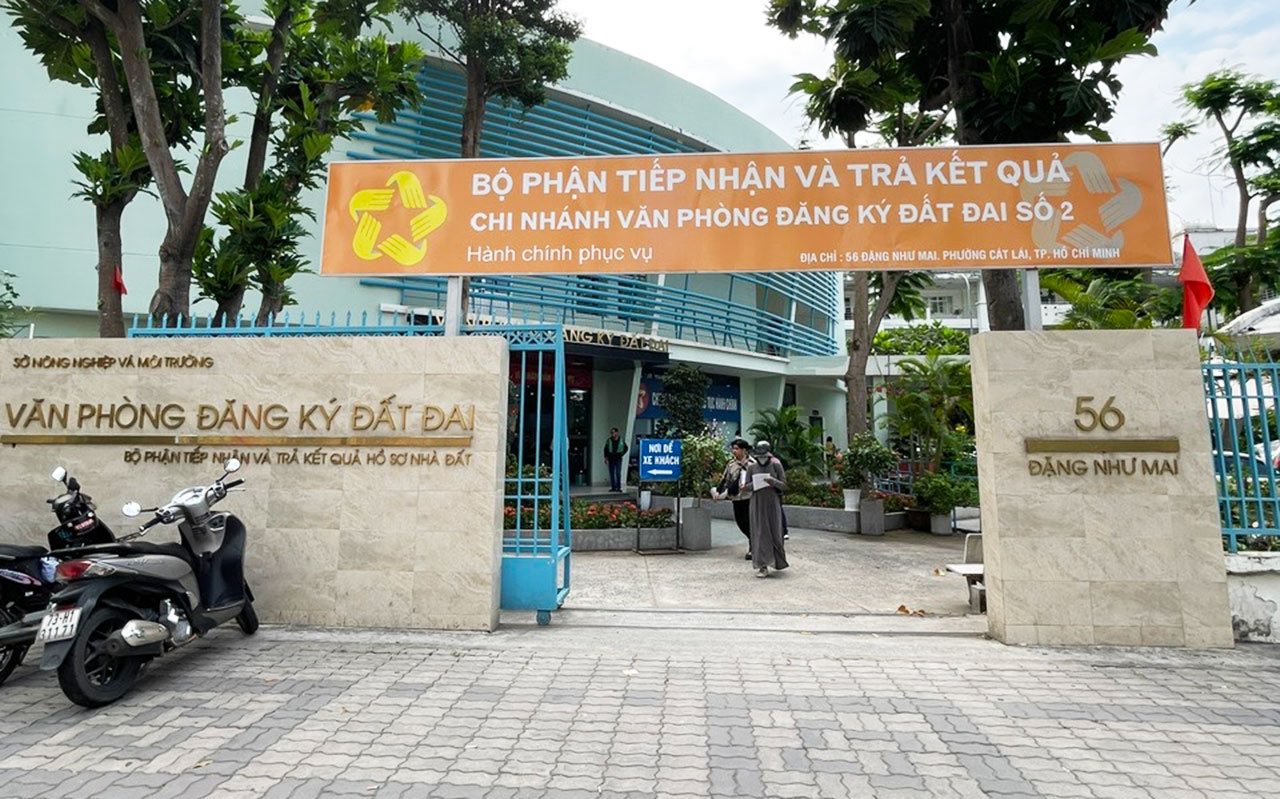 nơi tiếp nhận và trả kết quả hồ sơ nhà đất tại thành phố Thủ Đức